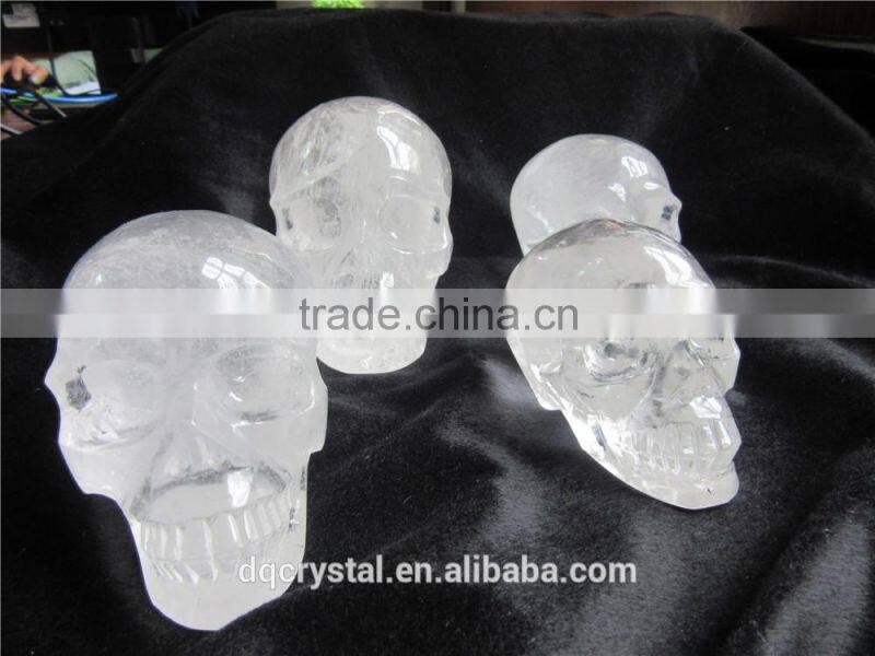 decoration usage natural quartz crystal skull shape