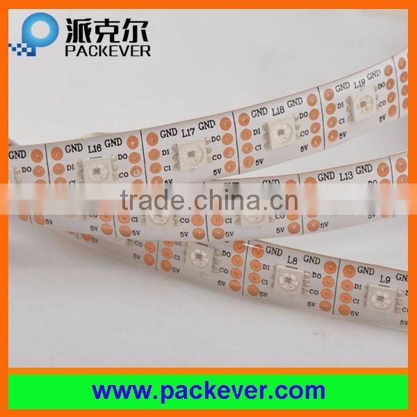 White/black PCB 60LEDs/m SK9822 LED pixel strip