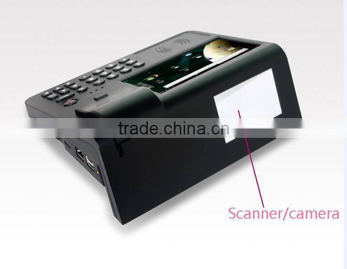 7 Inch POS Terminal With 3G PSAM Encryption, RFID, Printer, NFC