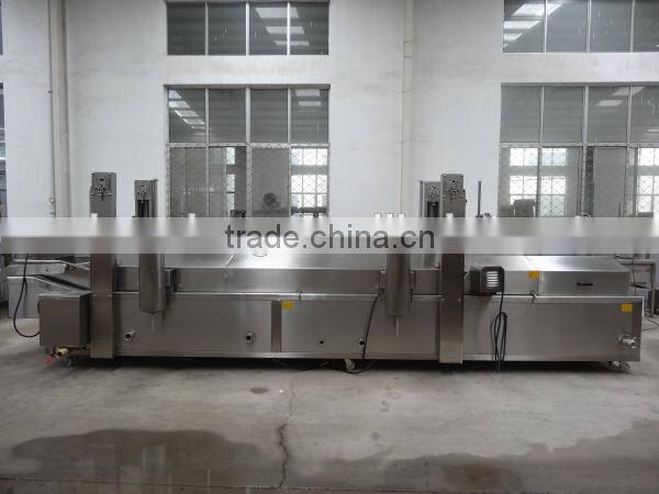 full automatic continuous working frying machine