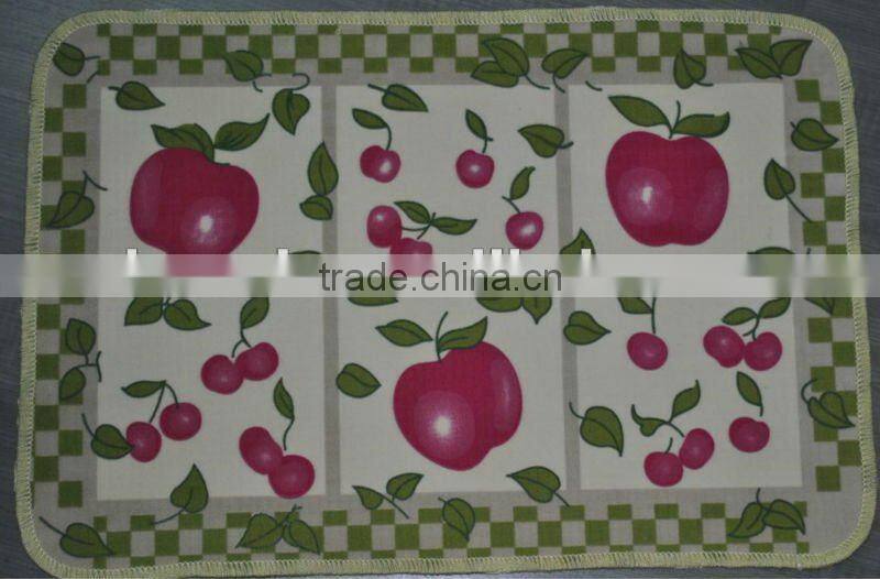 colorful design printed, good quality with cheap price door mat