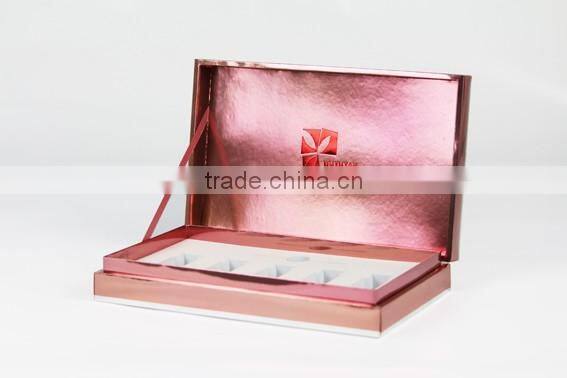 Economic Foldable silver card cosmetic box for mask wholesales