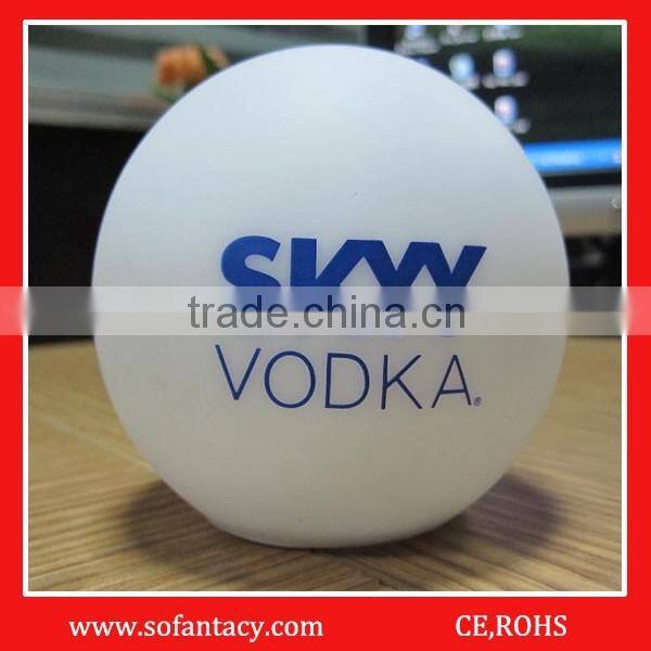 2016 Promotional colour changing led ball night light,light up flashing LED ball