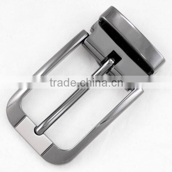 High quality 32mm man alloy press hook and loop belt buckle