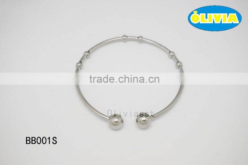Olivia 2016 New Fashion Leisure 304 stainless steel Silver bangle