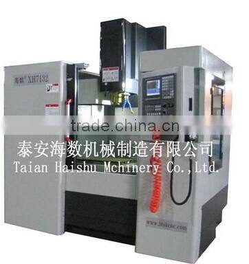 5 axis XH7132 vertical cnc machining center and cnc metal engraving machine with low price