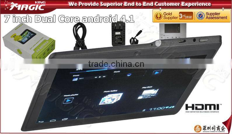 7 inch android 4.1 slim tablet pc