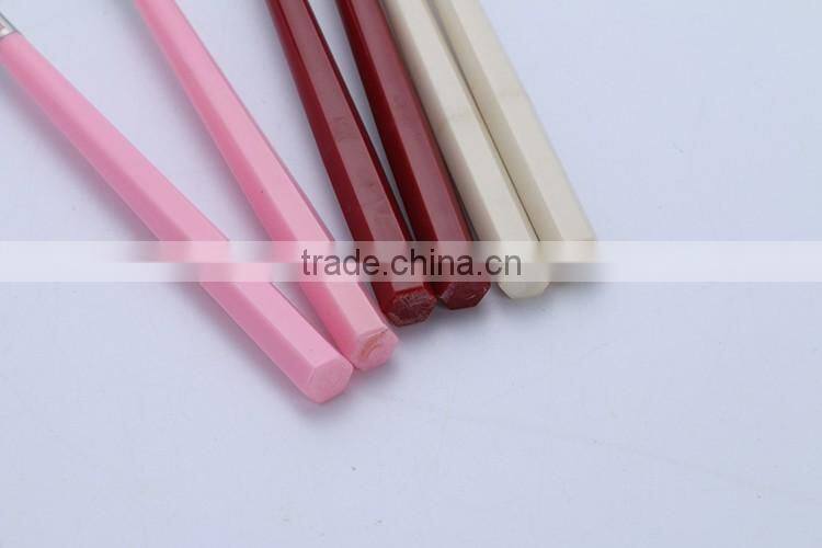 Stainless steel and plastic chopsticks