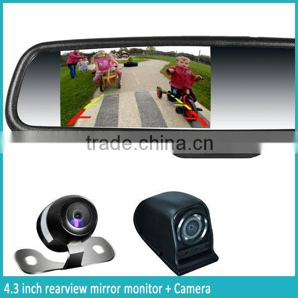 latest 4.3" multi-function car rearview mirror/car anti-glare interior mirror/auto dimming rearview mirror