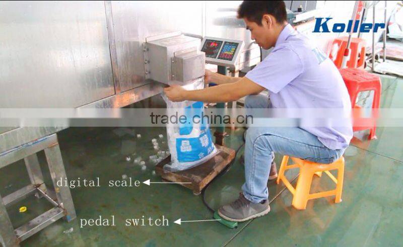 CE approved 3 tons/day Cube Ice Maker Machine for human consumption