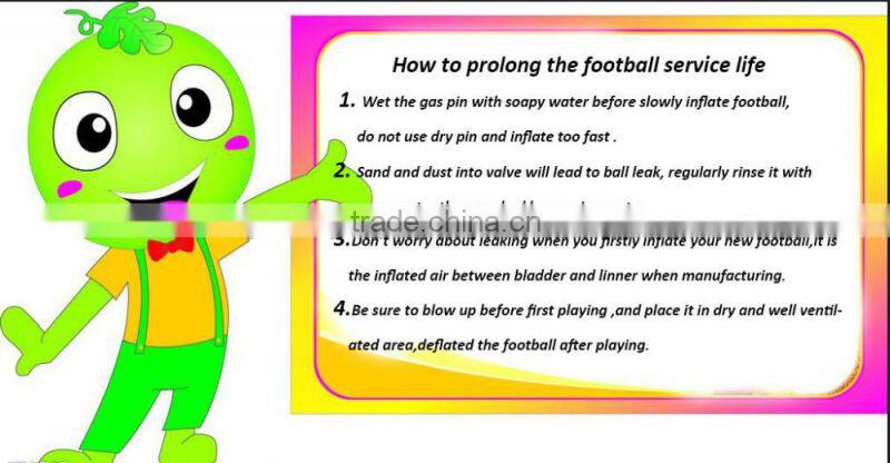 Custom high quality promotional soccer ball with your logo