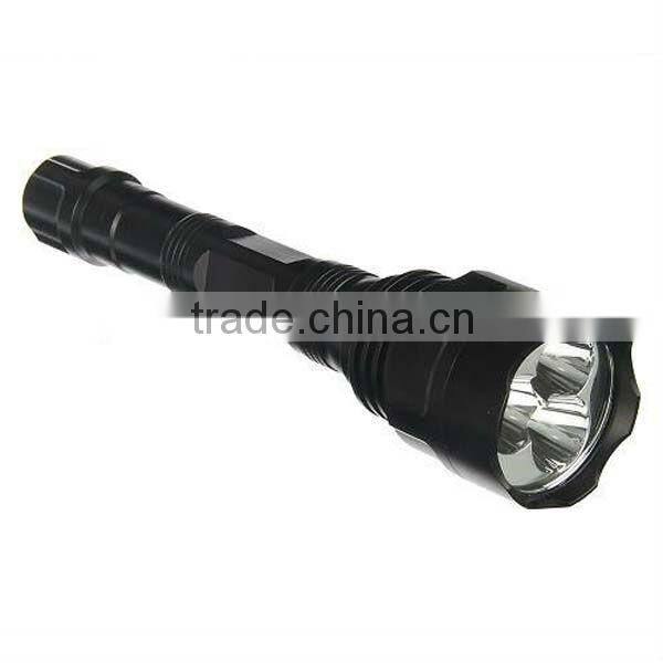 High Power 1-mode 3800 Lumens Aluminu LED Flashlight Torch