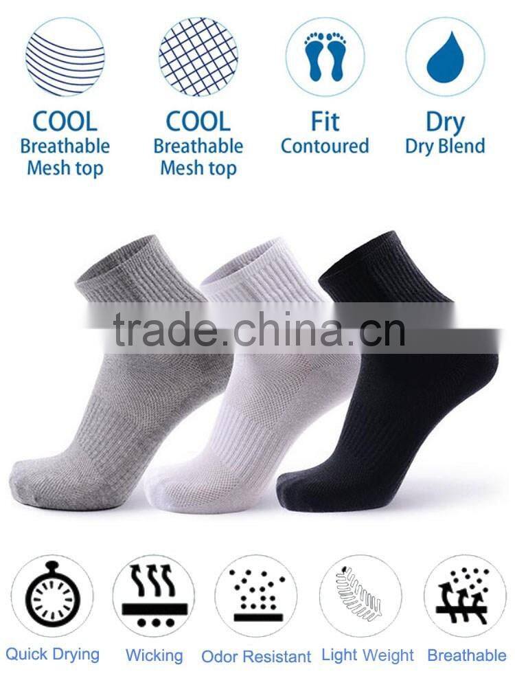 Hot selling outdoor sport men running boat socks dozen