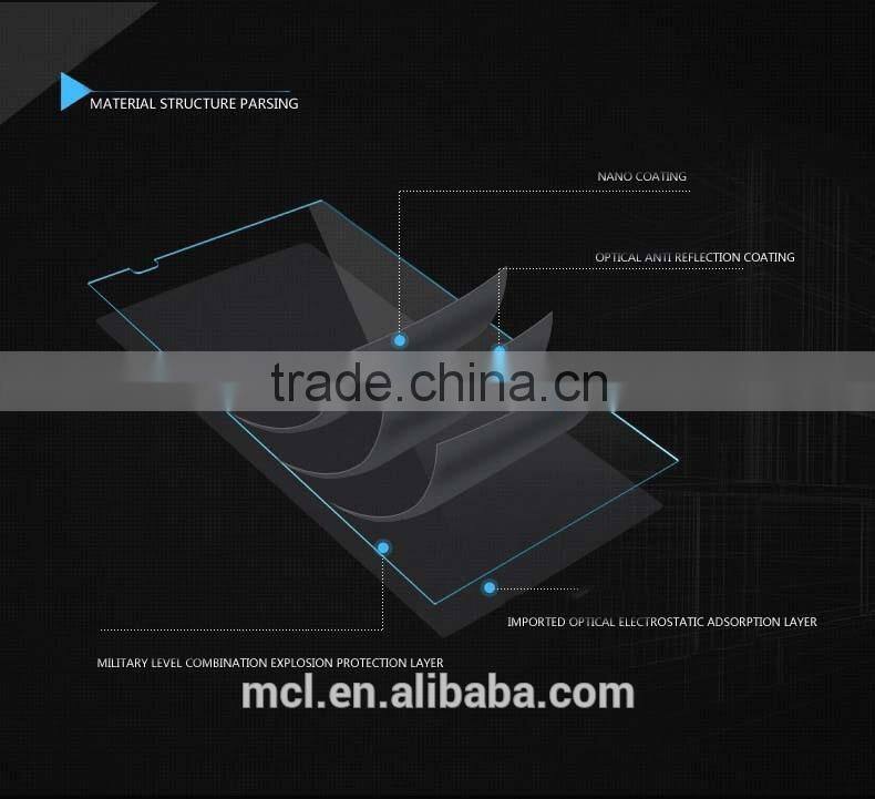 2015 New factory supply Japan 0.33mm curved edge 9H anti broken tempered glass Screen protector film from China factory directly