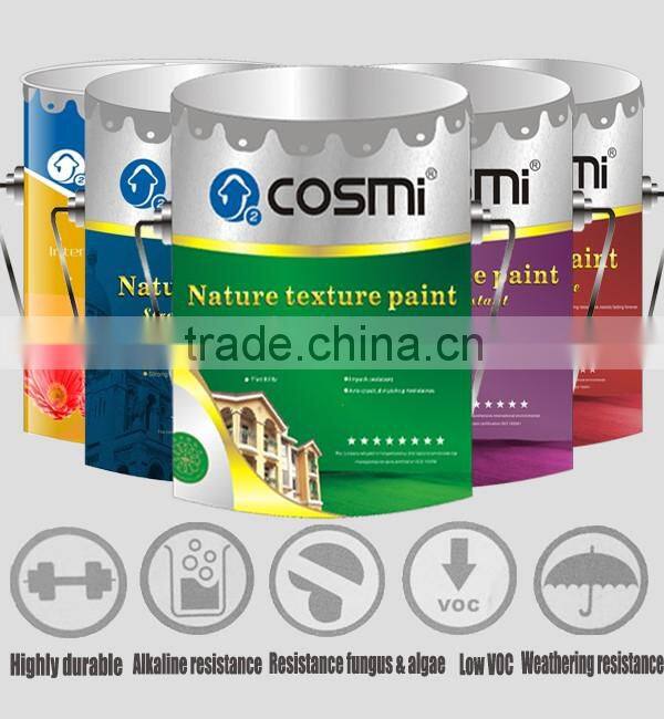 Hot sales water proof stone spray wall paint