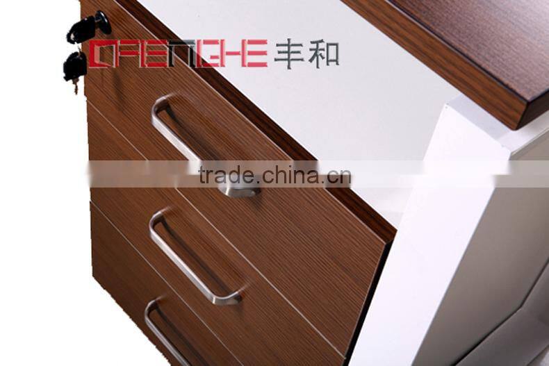 L Shape Wood Panel Design Office Desk/ Table Office Furniture