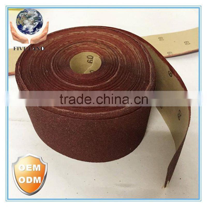 high quality aluminium oxide sandpaper roll