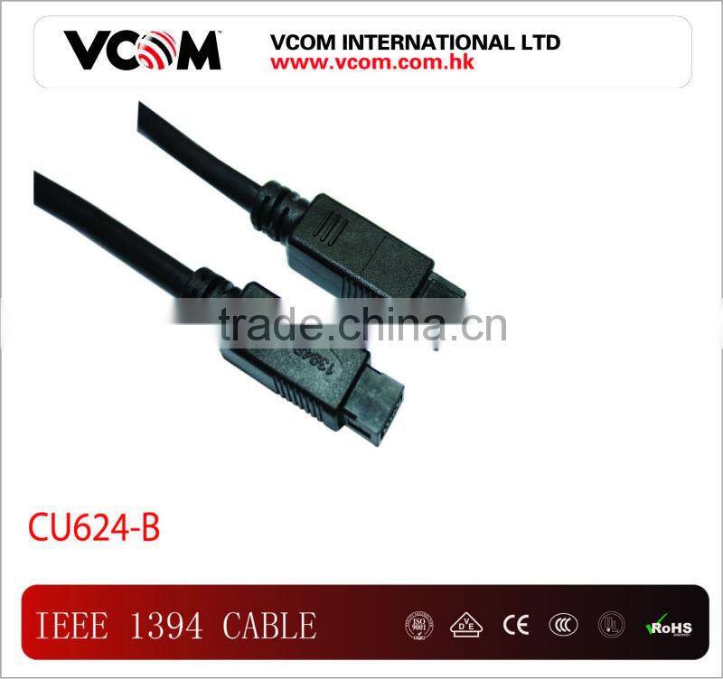 VCOM High Quality 9M to 9M IEEE1394 Firewire Cable