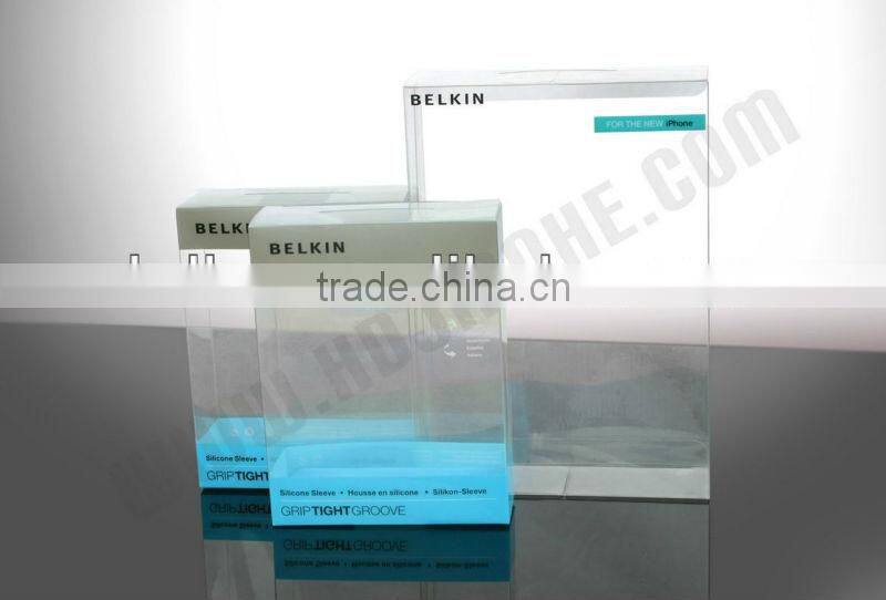 Printed clear iphone packing box
