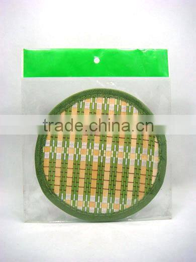 Round-style Bamboo Mats/Table Mats/Placemats For One Dollar Item,Heat Resistant For Kitchen Use