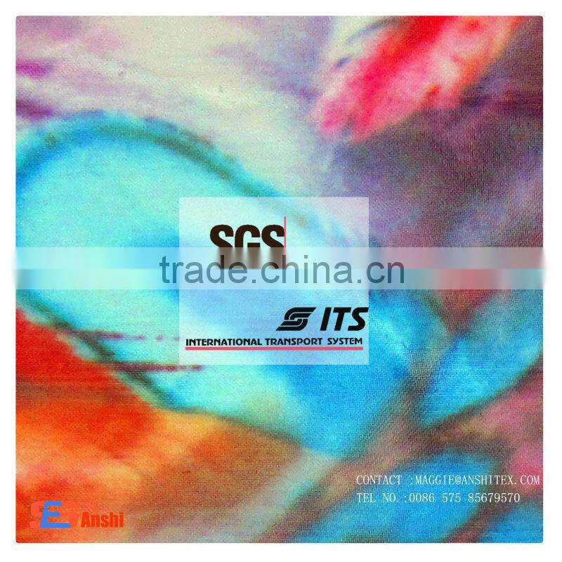 ES1162 custom print 100%Poly organza printed Fabric for women fashion faric