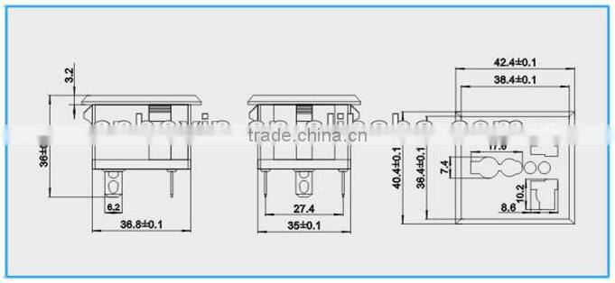 New product 2016 Universal AC outlet socket SS-801 universal electric socket