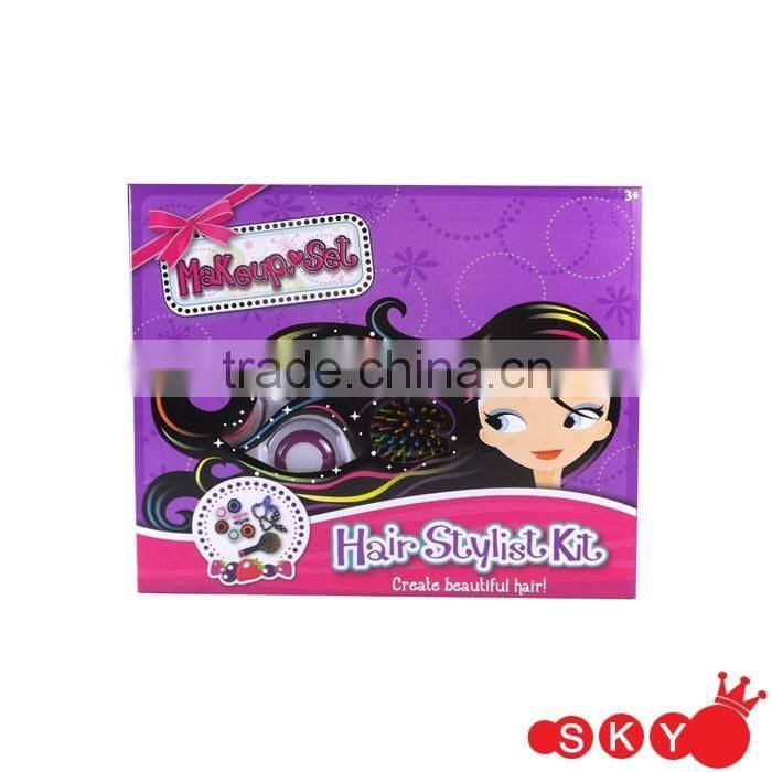 2016 new girl toys cosmetic hair chalk set