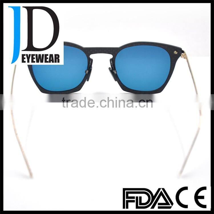 Most Popular Cool Unisex Fashion Sunglass, Black Frame Carbon Fiber Sunglasses