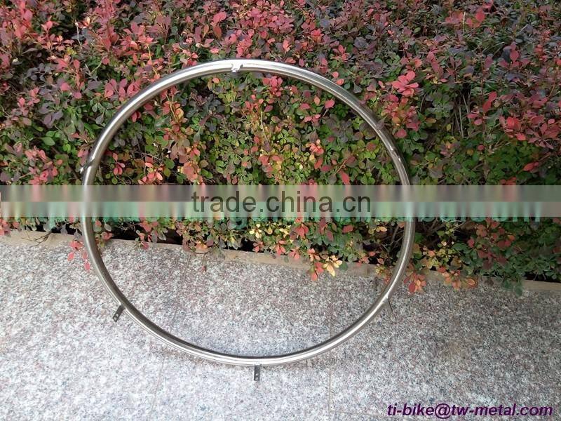 Titanium Wheelchair Rim High Quality Titanium Bike Wheel Rim China Made Titanium Bicycle Wheel Rim for Wheelchair or Bikes