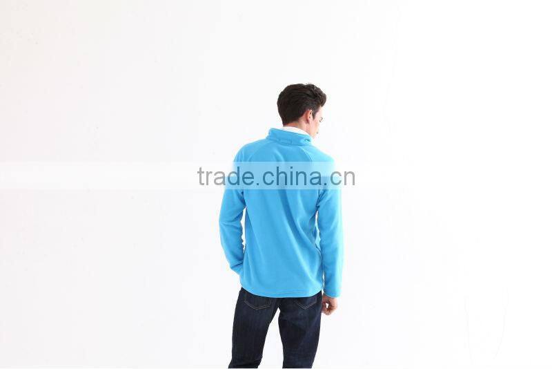 windproof micro blank polar fleece jacket