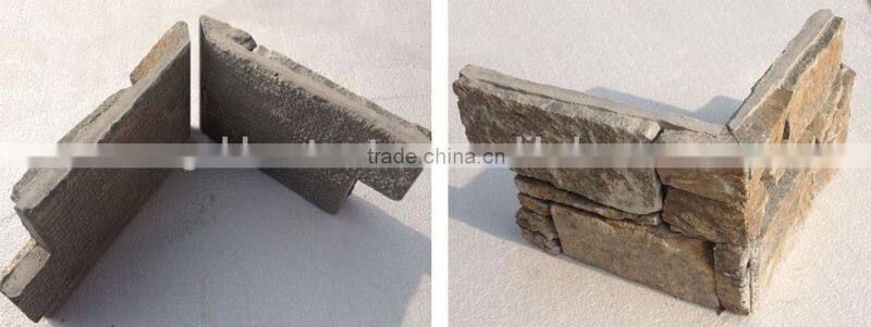 Hot Saled Gray Granite Exterior Natural Stone Wall Decoration