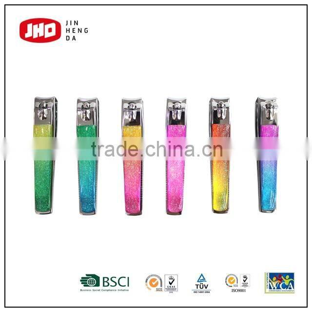 Colorful gradient painting nail clipper
