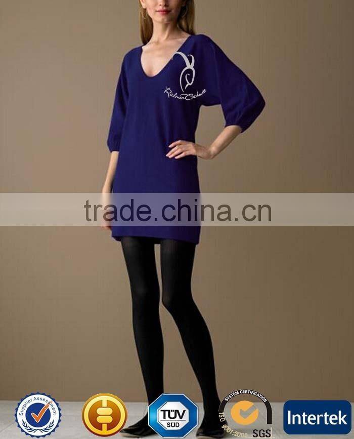 V Neck Fat Size Women Party Dress