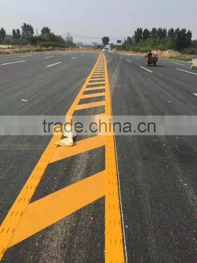 White thermoplastic Road solid glass beads paint