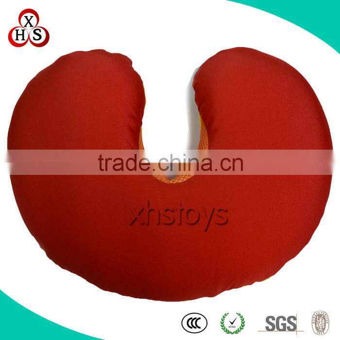 Funny Customed Soft Promotional Gift U-Shape Baby Pillow For Whalesale