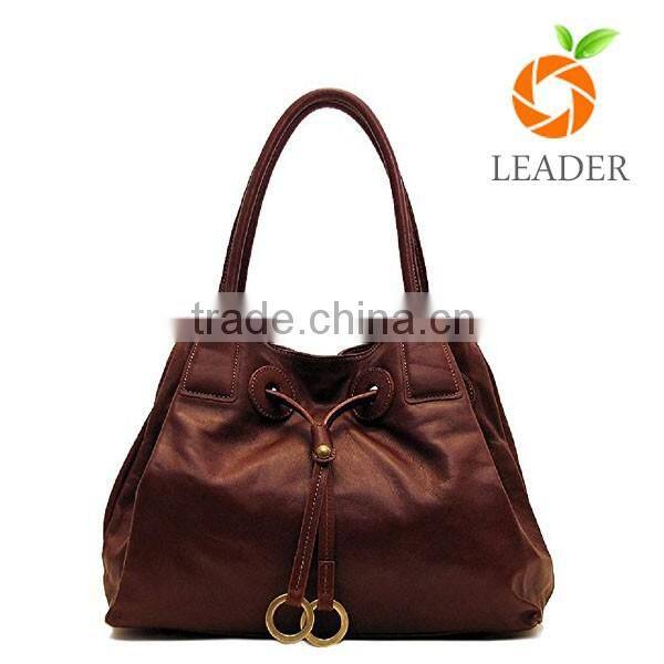 Leisure vintage style high quality old fashioned handbag
