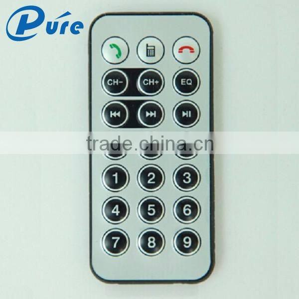 2016 Hot sale car usb mp3 music player bluetooth car kit FM transmitter with Cigarette lighter power supply