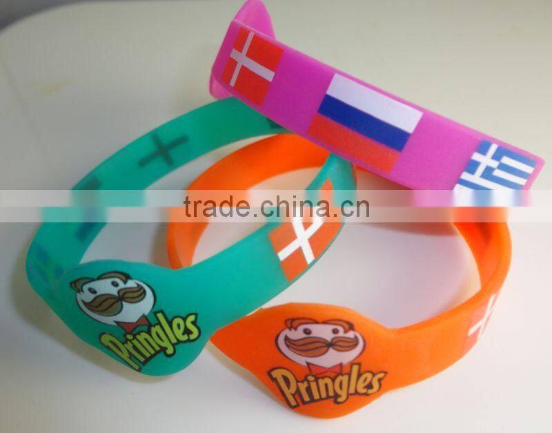 2016 new products arts and crafts rubber gift silicone bracelet for promotional gift