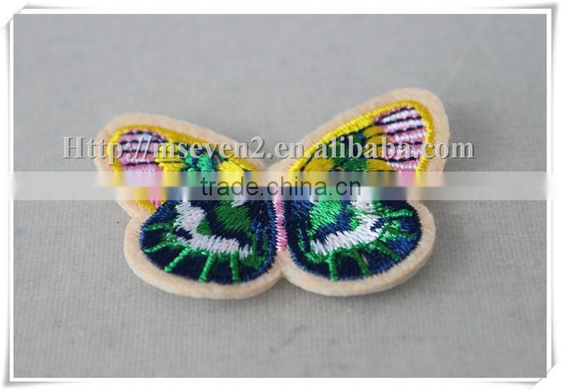 Beautiful Butterfly patch personalized embroidered patches for kids clothes