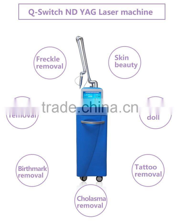 Active Q-Switch EQ Powerful 1064nm 532nm q-switch nd yag laser / nd yag laser machine