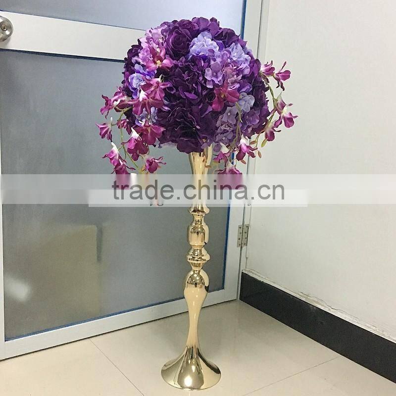 14inch purple handmade flower arrangement with hanging