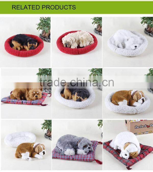 Fashion animal toy lifelike breathing electronic dog