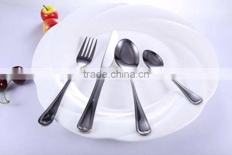 Hight Quality Novelty stainless steel cutlery dinner set, cartoon nativity set