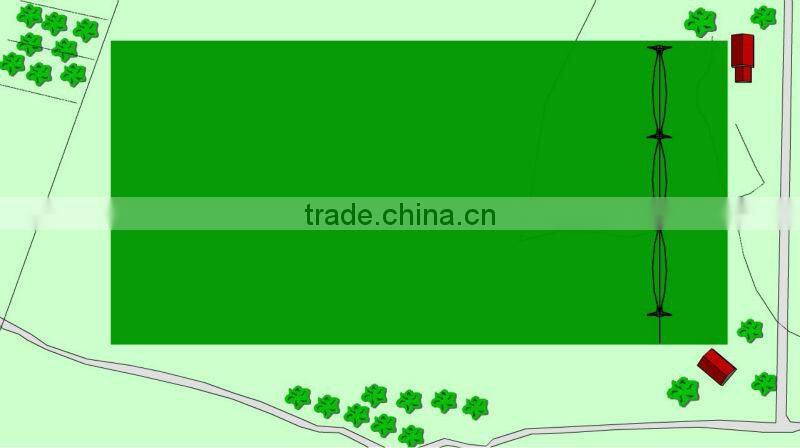 2016 yulin modern agricultural farm DPP linear sprinkler move irrigation equipment with pump and generator