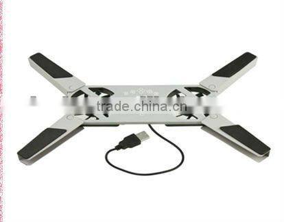 Slim Folding colorful Cooler Cooling for Pad USB 2.0 Laptop Notebook 2 Fans