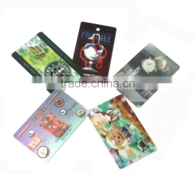 3D plastic business card, 4D business card made in china