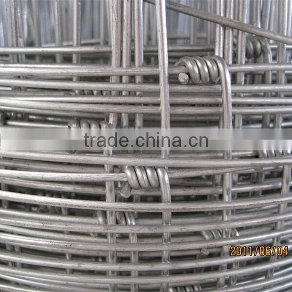 High strength galvanized field fence