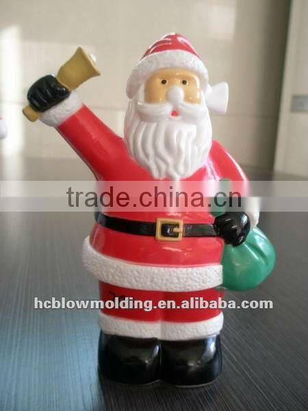 Customize Blow Molding plastic Christmas cute plastic christmas man snow man for sale