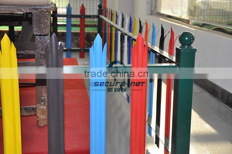 Factory cheap & high quality galvanized and pvc coated steel palisade fence, palisade,euro fence