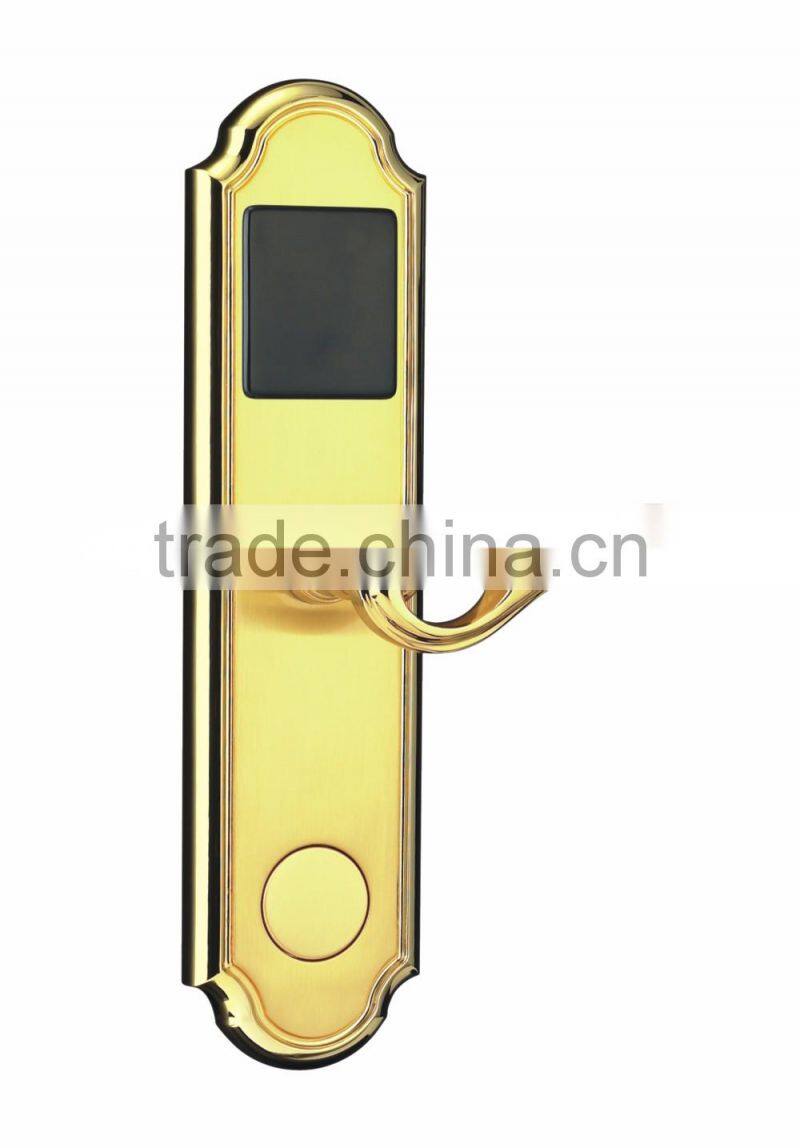 New designed touch screen safe intelligent door lock with steel handle
